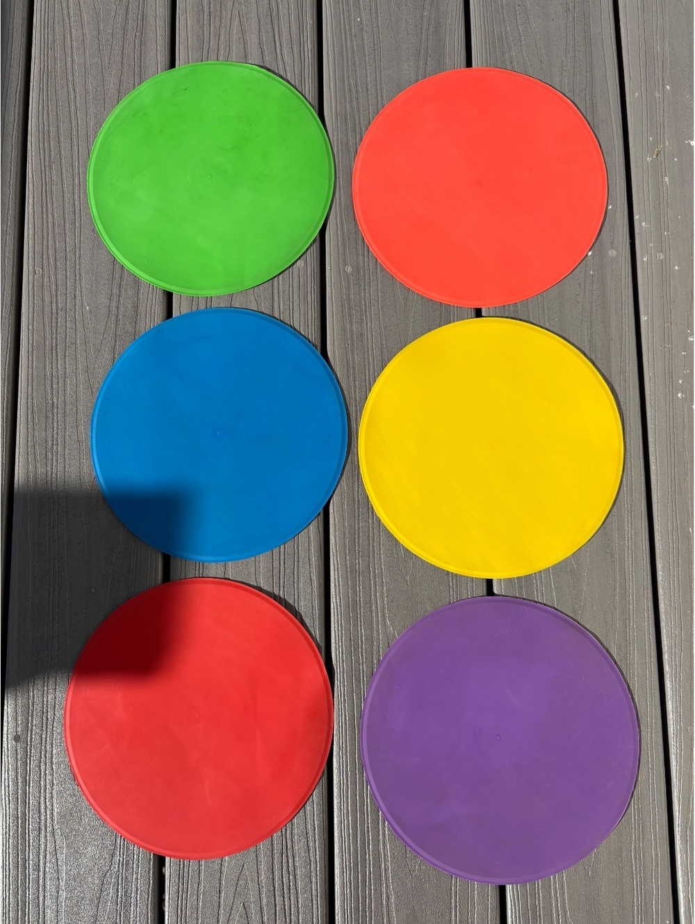 9 inch spot markers - circles